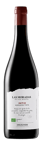 Bottle of Initio red, deep old-vine Garnacha