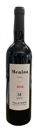 Botella de Menina Crianza, crianza en roble francés