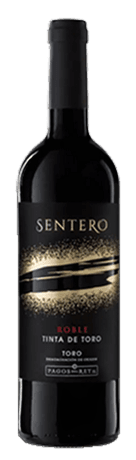 Bottle of Sedro Tinto Roble, a deep ruby red wine