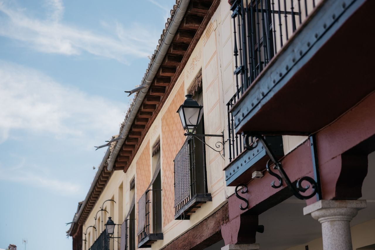 Navalcarnero village facade near Bodega Andrés Díaz