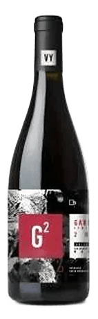 Bottle of G2 red wine from ValleYglesias, a fresh Garnacha-driven blend